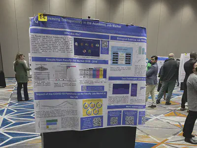 Data dashboard poster session at NPA 2024.